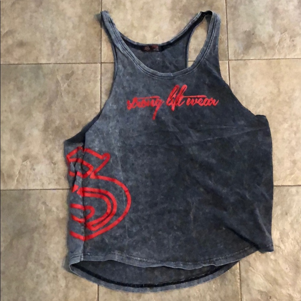 Strong Lift Wear - Muscle Back Workout Shirt